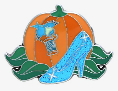 Cinderella Slipper Pumpkin Hot Topic Pin