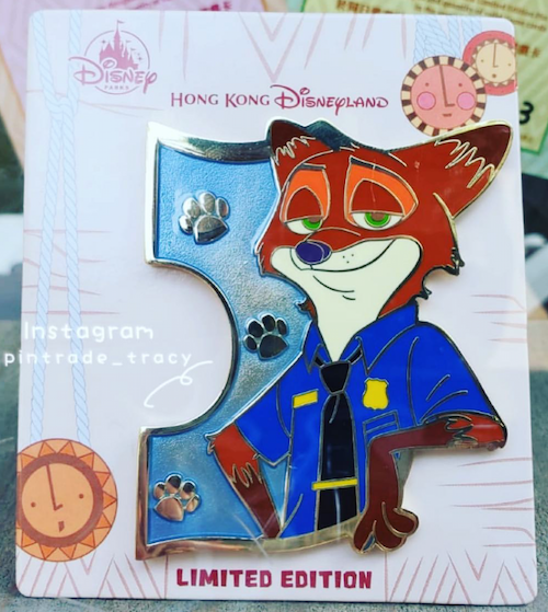 Nick Wilde LE 200 HKDL Game Pin