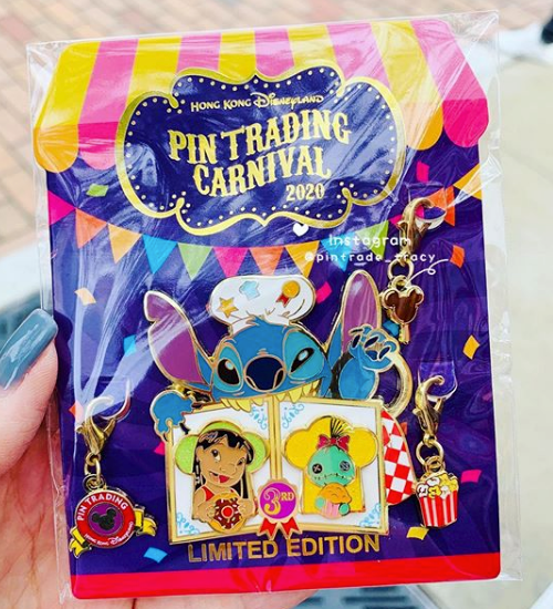 Stitch 3rd Pin Trading Carnival Event Pin