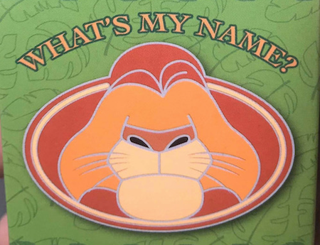 The Lion King What’s My Name Pins
