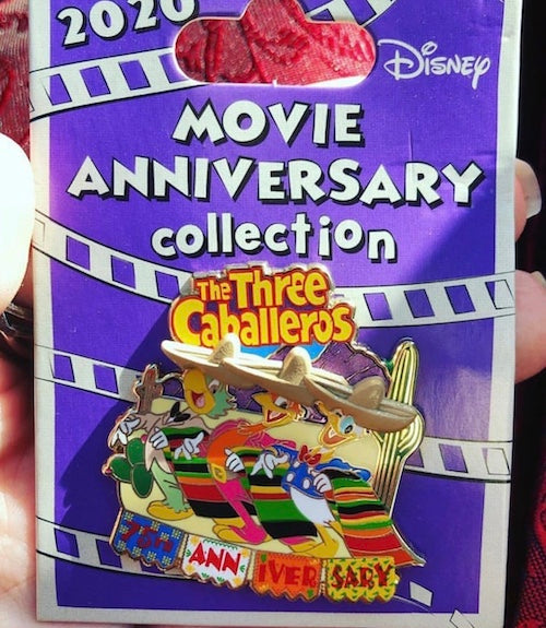 The Three Caballeros 75th Anniversary Cast Member Pin