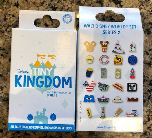 Tiny Kingdom Walt Disney World Series 2 Mystery Pin Collection