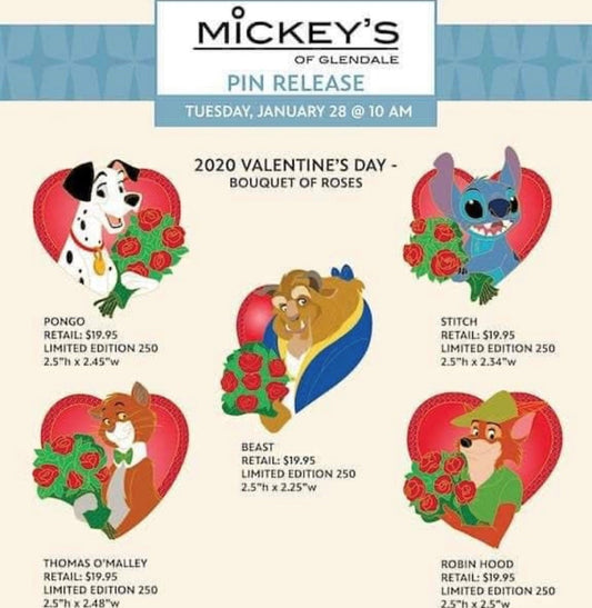 Valentine's Day 2020 WDI Pin Release