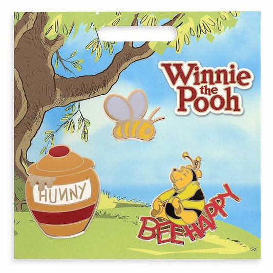 Winnie the Pooh Bee Happy shopDisney Pin Set