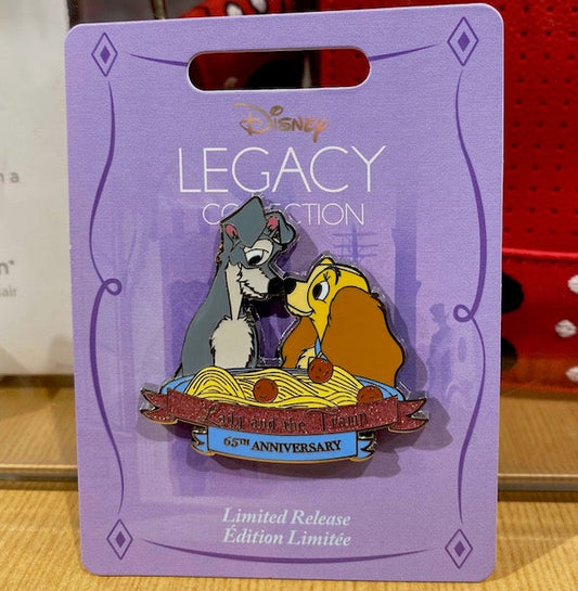 Lady and the Tramp 65th Anniversary shopDisney Pin