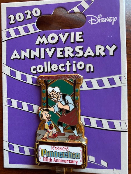 Pinocchio 80th Anniversary Cast Member Pin