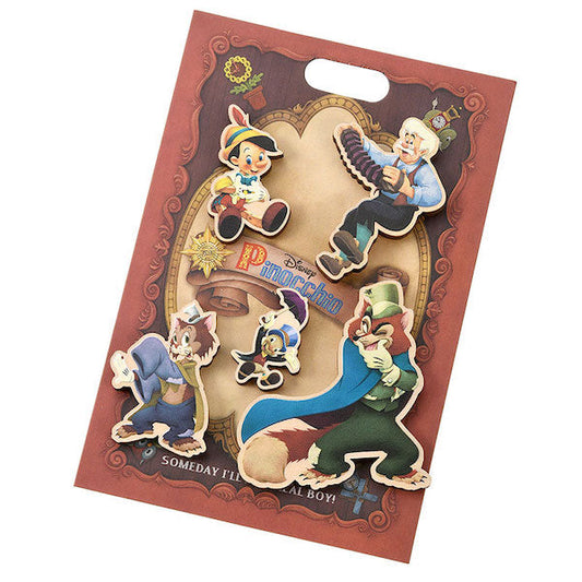 Pinocchio 80th Anniversary Disney Store Japan Pin Set