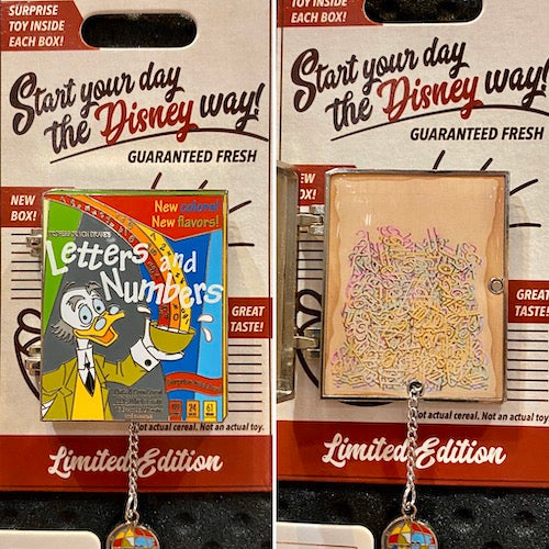 Professor Von Drake Cereal Boxes Disney Pin