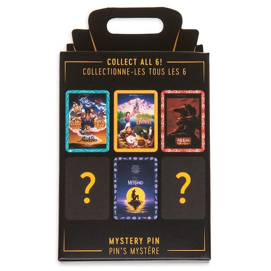 Disney Movie Poster Mystery Pin Set