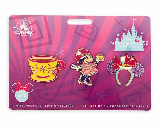 Mad Tea Party Minnie Mouse The Main Attraction Pin Set