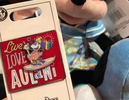 Minnie Paddle Board Aulani Pin