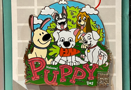 National Puppy Day Pin