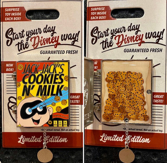 Jack Jack Cereal Boxes Disney Pin