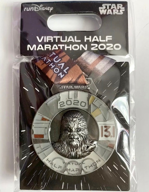 runDisney Star Wars Virtual Half Marathon 2020 Pin