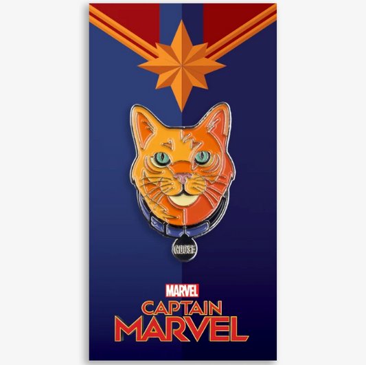 Goose Captain Marvel Mondo Pin