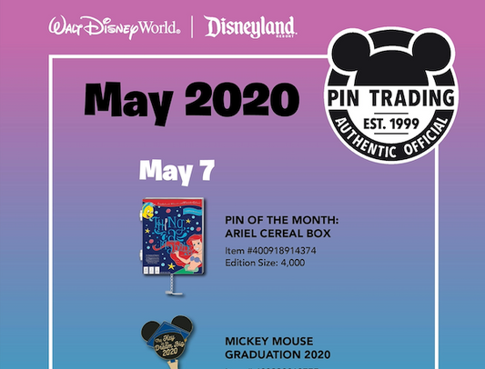 May 2020 shopDisney Pins