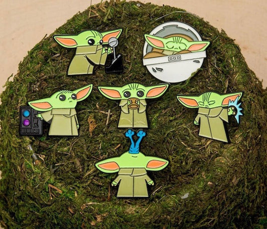 Star Wars The Mandalorian The Child 6 Pin Set on Amazon
