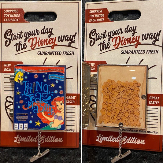 The Little Mermaid Cereal Boxes Disney Pin