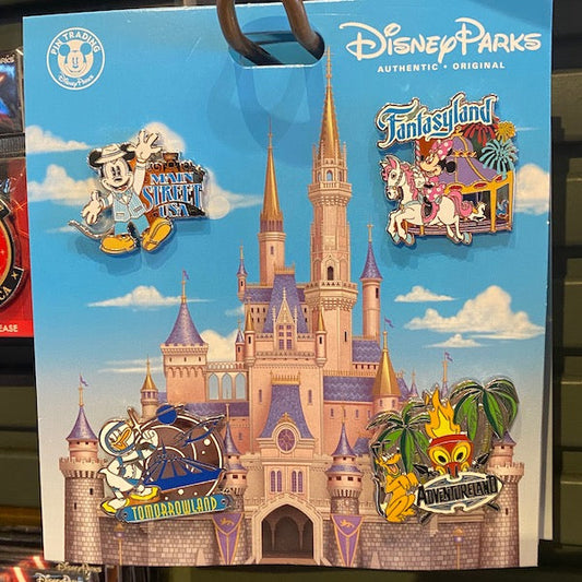 Disney Parks Booster Pin Set
