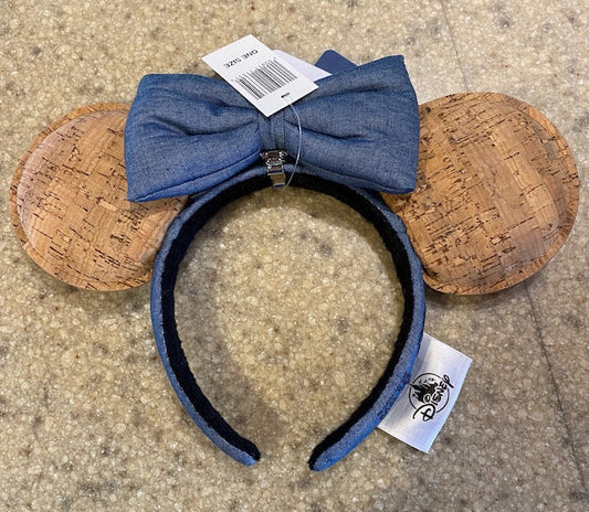 Disney Pin Trading Cork Minnie Ear Headband - Front