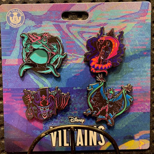 Disney Villains Booster Pin Set