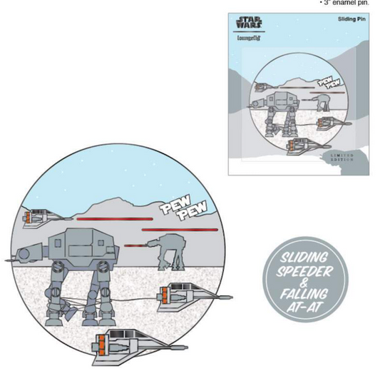 Pew Pew Limited Edition Loungefly Star Wars Pin