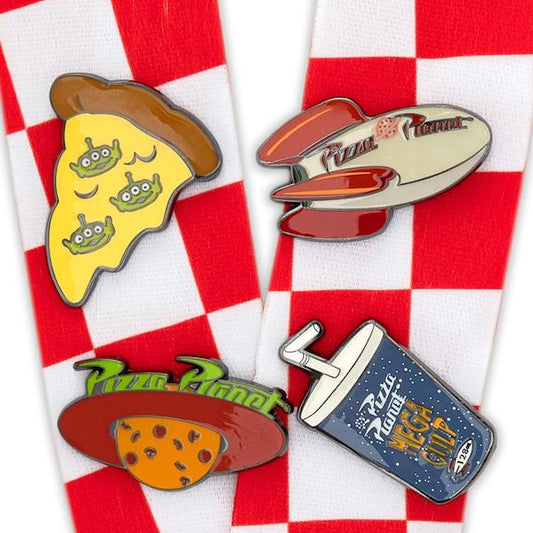Pixar Pizza Planet Loungefly Lanyard Pin Set