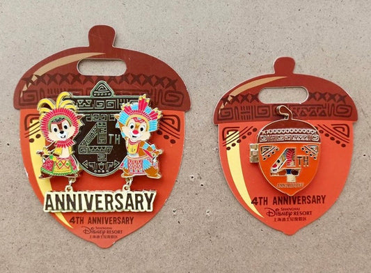 Shanghai Disney Resort 4th Anniversary Pin Release