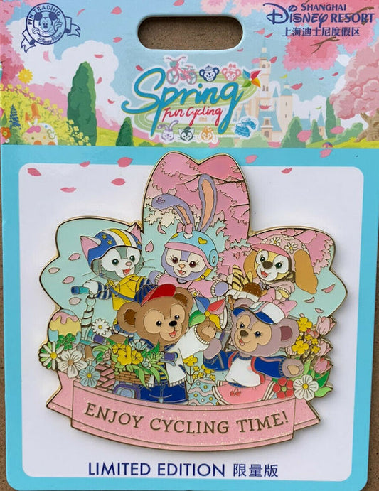 Spring Fun Cycling LE 500 Shanghai Disney Pin