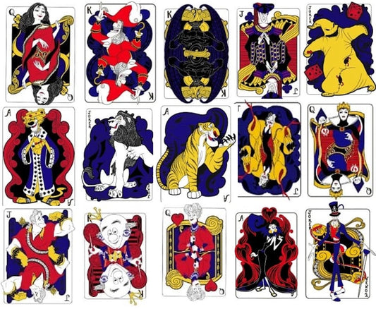 Disney Villains Playing Cards