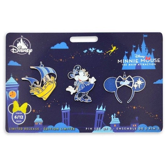 Peter Pan's Flight - Minnie Mouse The Main Attraction Pin Set