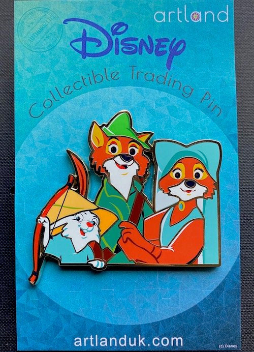 Robin, Marian & Skippy - Robin Hood ArtLand Pin