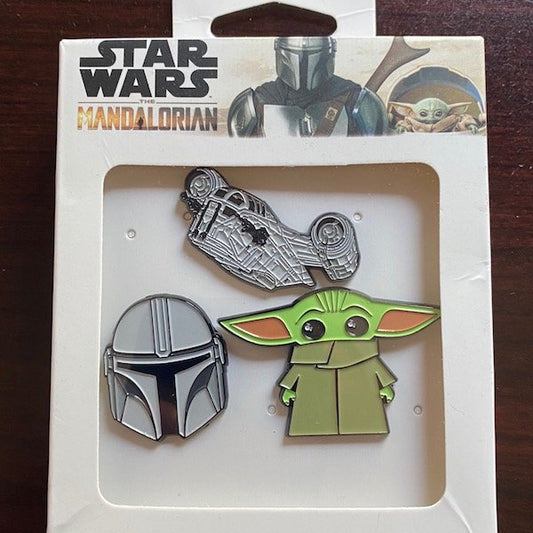 Star Wars The Mandalorian 3 Piece Pin Set
