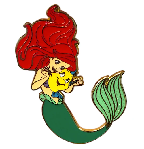 Ariel Adventures Ariel and Flounder Series 2 Pin