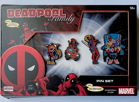 Marvel Deadpool Family Amazon Pin Set