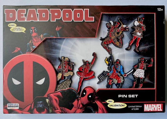 Marvel Deadpool Six Pin Set on Amazon