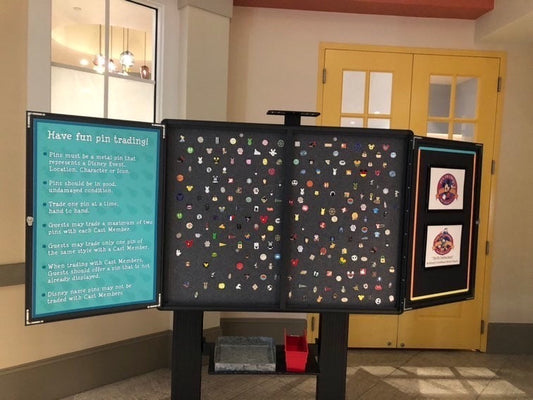 Pin Trading Board at Disney’s Caribbean Beach Resort - August 2020