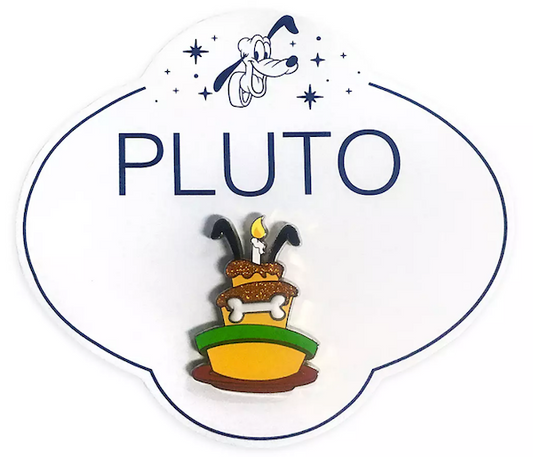 Pluto 90th Anniversary Cake Disney Pin