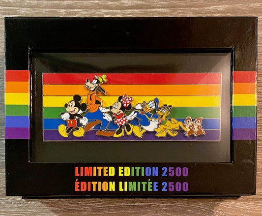 Rainbow Flag Jumbo Disney Pin