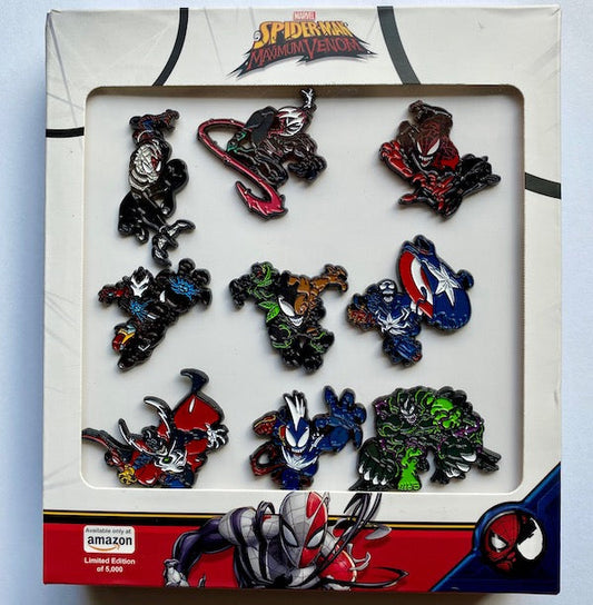 Spider-Man Maximum Venom Marvel Pin Set