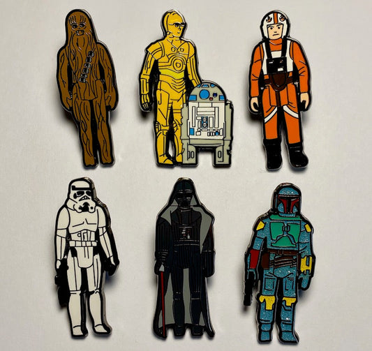 Star Wars Loungefly Empire Strikes Back Pin Set