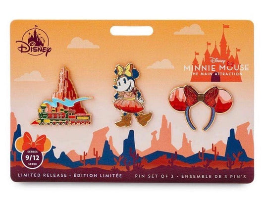 Big Thunder Mountain Railroad - Minnie Mouse The Main Attraction Pin Set