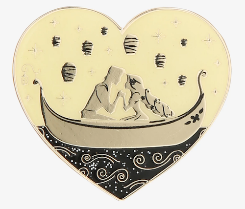 Tangled Rapunzel & Flynn Heart Glow BoxLunch Disney Pin