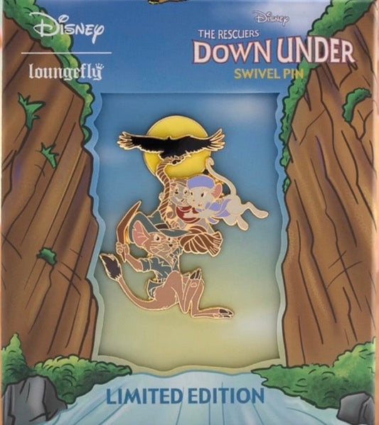 The Rescuers 30th Anniversary Limited Edition Loungefly Pin