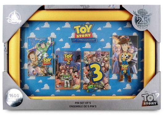 Toy Story 25th Anniversary shopDisney Pin Set
