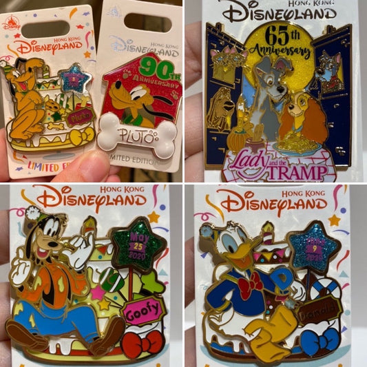 Anniversary HKDL 2020 Pins