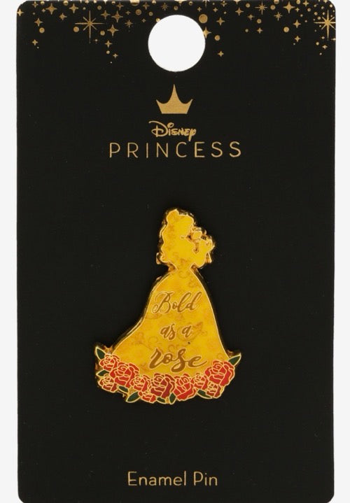 Belle Bold as a Rose BoxLunch Disney Pin