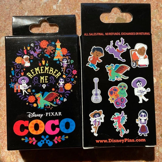 Coco Remember Me Mystery Disney Pin Collection