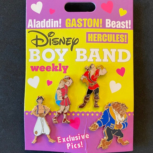 Disney Boy Band Pin Set