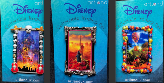 Mark Chilcott Pixar Series ArtLand Disney Pins